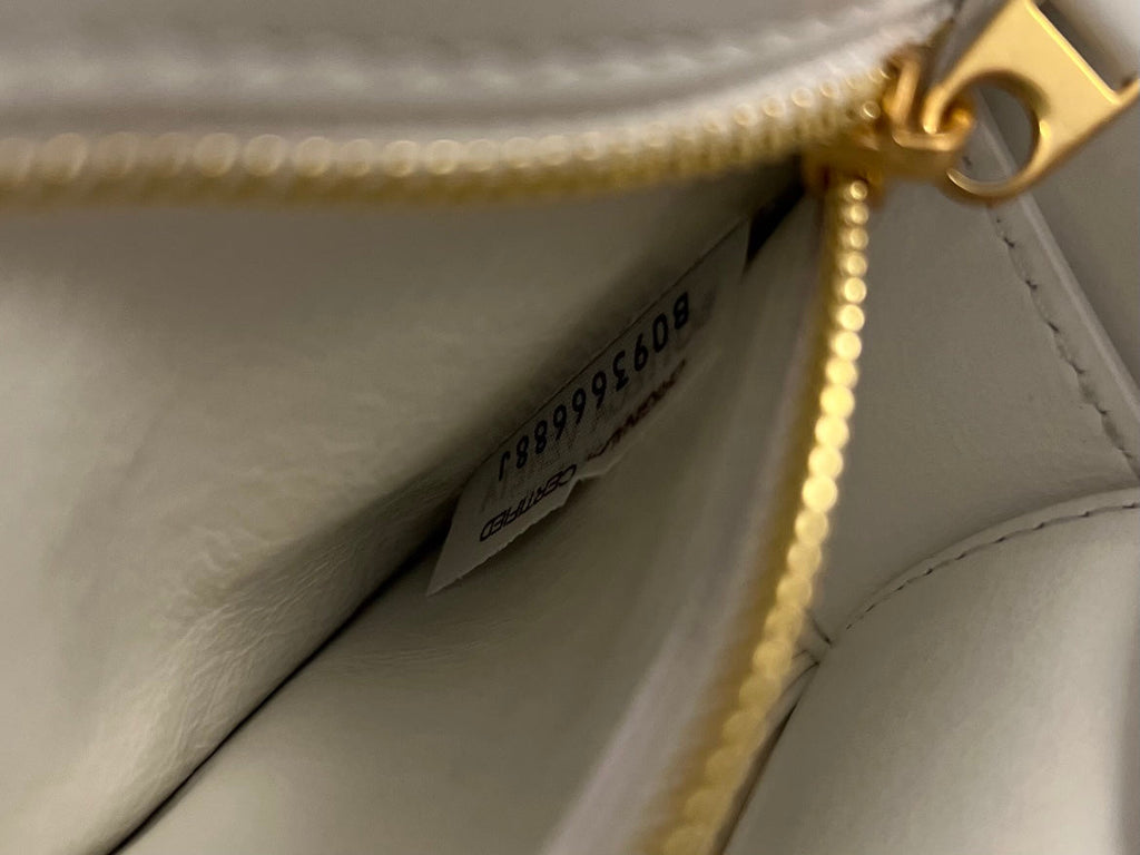 MINI-KASSETTE 19 ZOLL WEISSES WEICHES LAMMLEDER