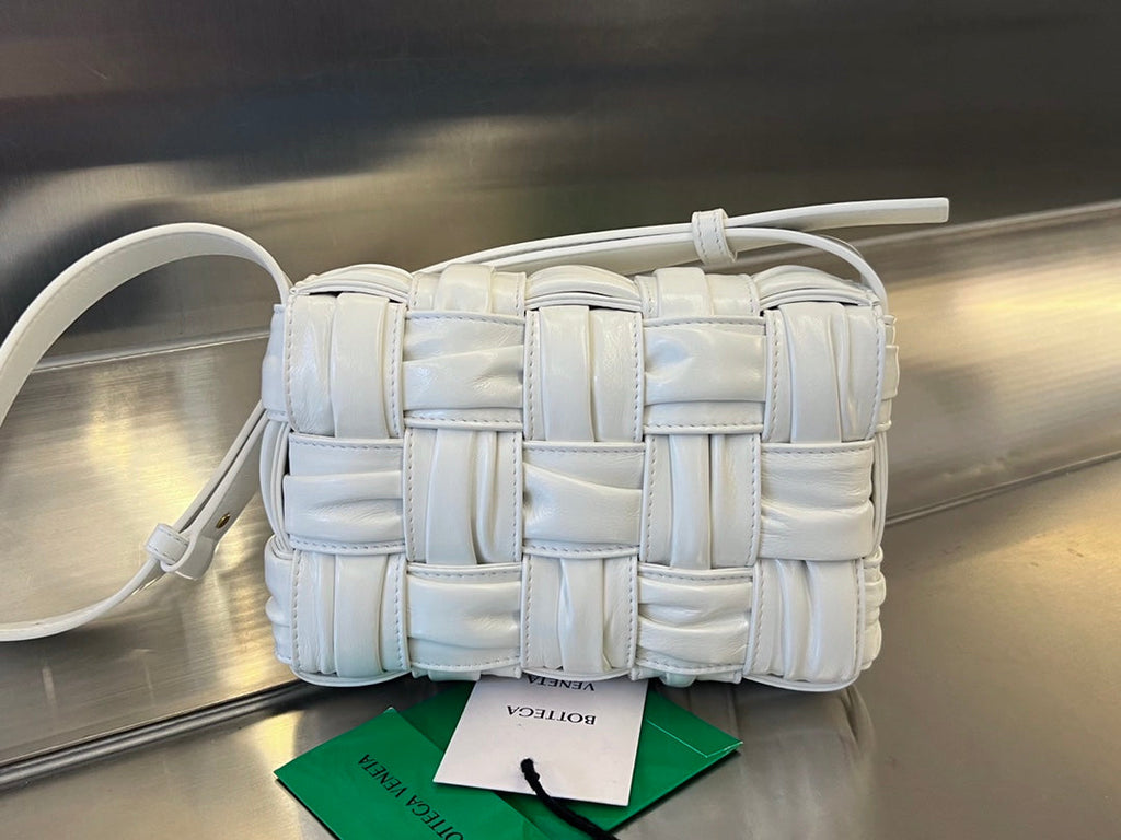 MINI-KASSETTE 19 ZOLL WEISSES WEICHES LAMMLEDER