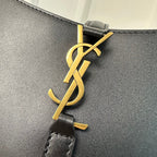 MINI 19 SCHWARZES GLATTES KALBSLEDER HOBO