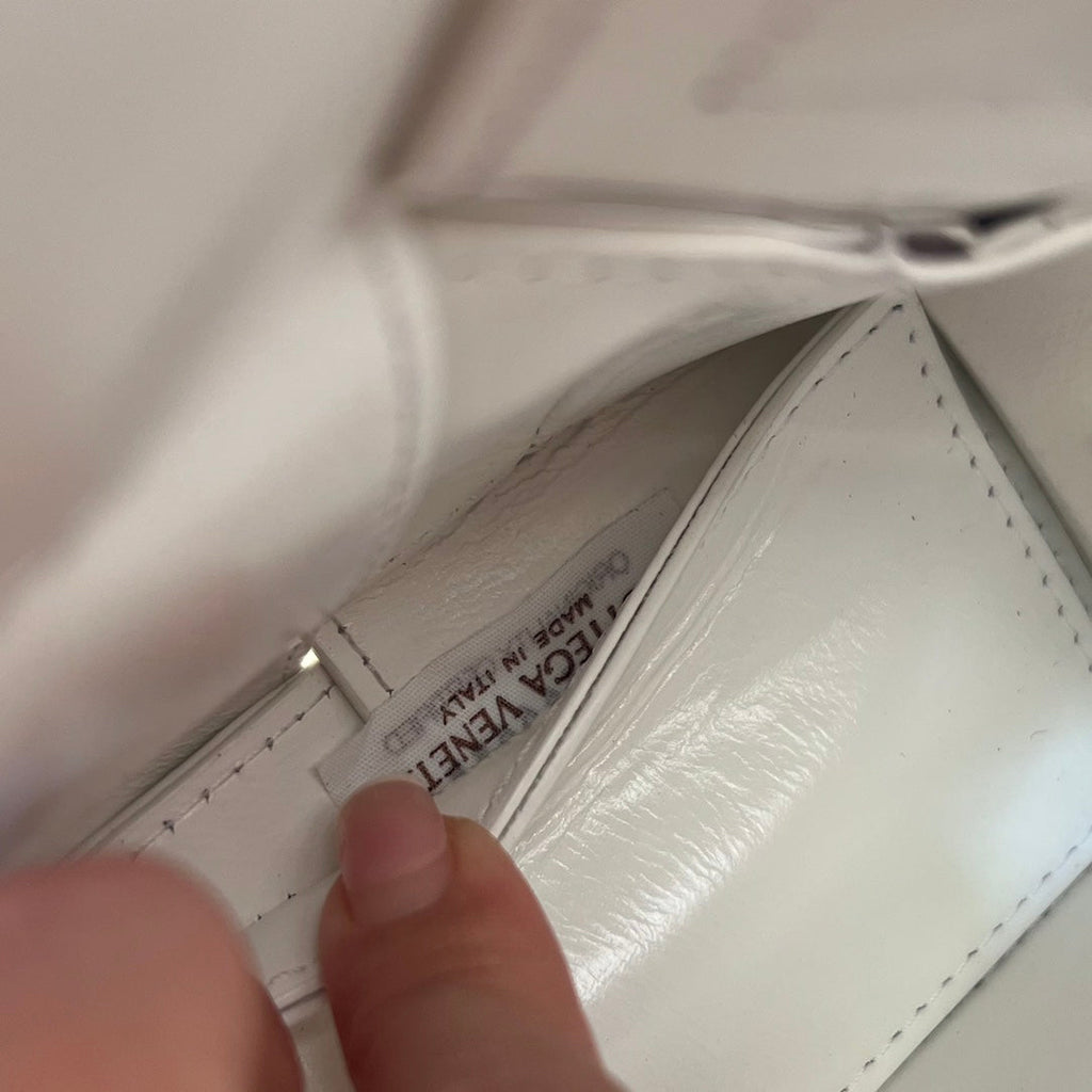 CANDY ARCO TOTE 20 IN WEISSES WEICHES LAMMLEDER