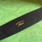 APHRODITE MINI 21 SCHULTERTASCHE AUS SCHWARZEM KALBSLEDER