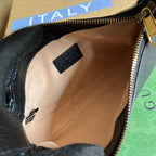 APHRODITE MINI 21 SCHULTERTASCHE AUS SCHWARZEM KALBSLEDER