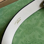 APHRODITE MINI 21 SCHULTERTASCHE AUS WEISSEM KALBSLEDER