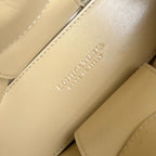 CANDY ARCO TOTE 20 IN BEIGE WEICHES LAMMLEDER