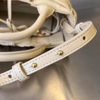 CANDY ARCO TOTE 20 IN BEIGE WEICHES LAMMLEDER