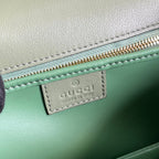 BLONDIE 23 HANDTASCHE HELLGRÜNES KALBSLEDER