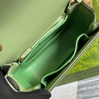 BLONDIE 23 HANDTASCHE HELLGRÜNES KALBSLEDER