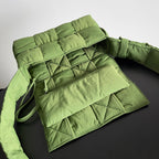 BV CASSETTE 32 BAG IN GREEN FERN POLYAMID