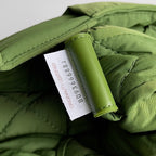 BV CASSETTE 32 BAG IN GREEN FERN POLYAMID