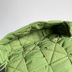 BV CASSETTE 32 BAG IN GREEN FERN POLYAMID