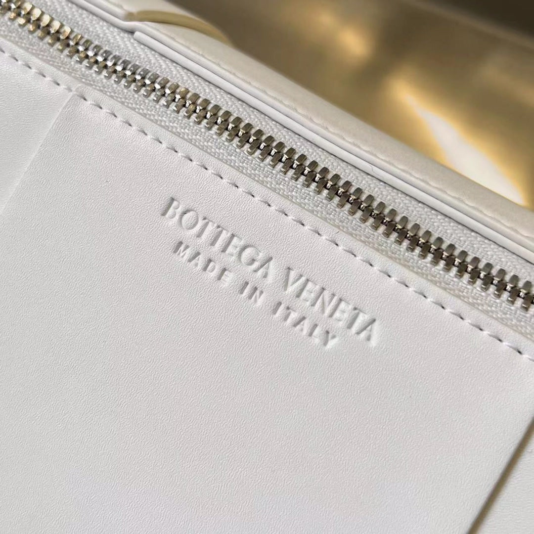 Zylinderkassette 30 Zoll, weißes Kalbsleder