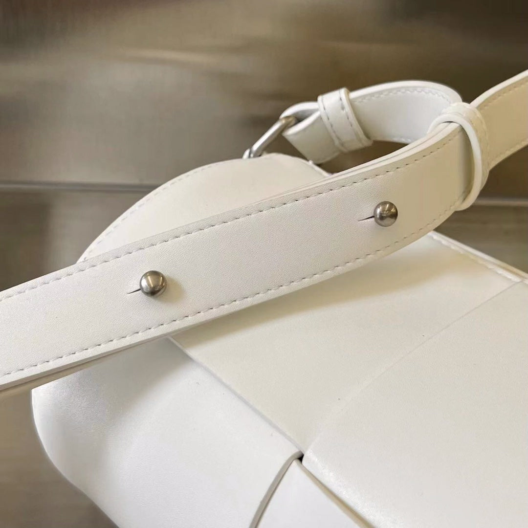 Zylinderkassette 30 Zoll, weißes Kalbsleder