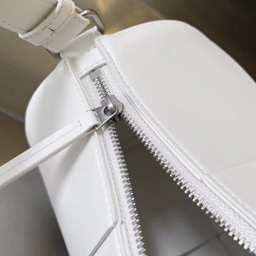 Zylinderkassette 30 Zoll, weißes Kalbsleder