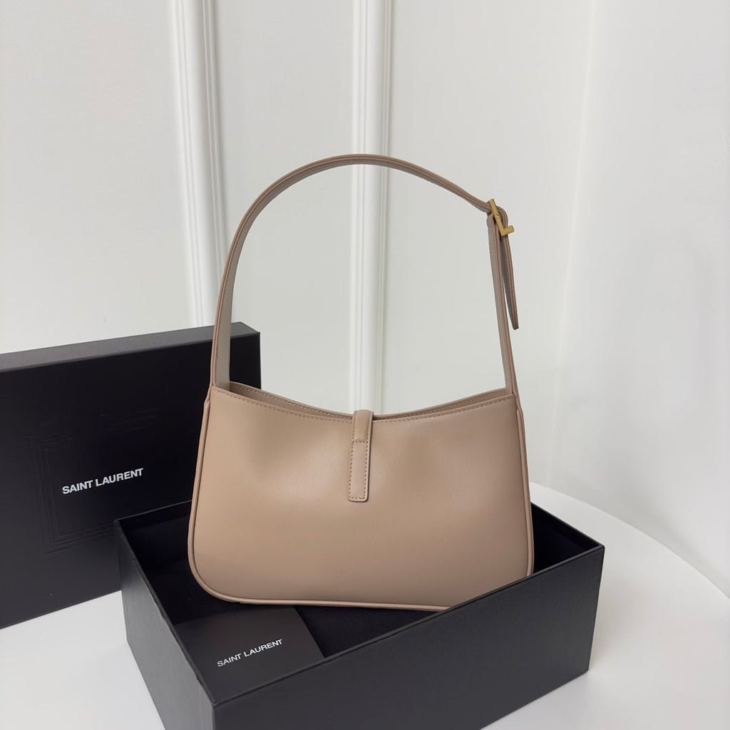 LE 5 À 7 TASCHE 24 BEIGE-CREMES KALBSLEDER