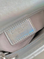 MICRO LADY 12er-Packung in silbernem Lammleder