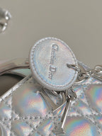 MICRO LADY 12er-Packung in silbernem Lammleder