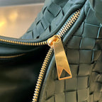 JODIE, Größe 48, Dunkelgrünes Kalbsleder