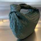 JODIE, Größe 48, Dunkelgrünes Kalbsleder