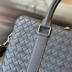 SLIM INTRECCIATO AKTENTASCHE 36 GRAUES KALBSLEDER