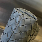 SLIM INTRECCIATO AKTENTASCHE 36 GRAUES KALBSLEDER