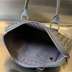 SLIM INTRECCIATO AKTENTASCHE 36 GRAUES KALBSLEDER