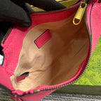 APHRODITE MINI 21 SCHULTERTASCHE IN HELLROSA KALBSLEDER