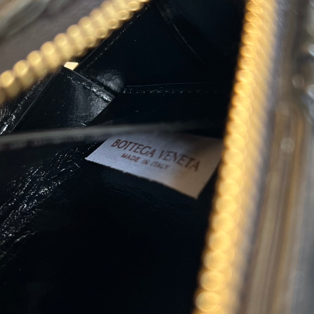 Kleine Brick-Kassette, 23 Zoll, schwarzes weiches Lammleder