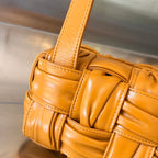 Kleine Brick-Kassette, 23 Zoll, Sandsteinorange, weiches Lammfell