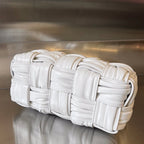 KLEINE ZIEGELKASSETTE 23 ZOLL WEISSES WEICHES LAMMLEDER