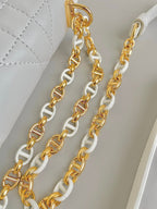 MINI-KETTENTASCHE 17 ZOLL WEISSES KALBSLEDER