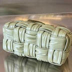 Kleine Brick-Kassette, 23 Zoll, Sumpfgrün, weiches Lammfell