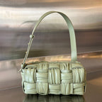 Kleine Brick-Kassette, 23 Zoll, Sumpfgrün, weiches Lammfell