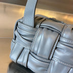 KLEINE ZIEGELKASSETTE 23 ZINKGRAU WEICHES LAMMLEDER