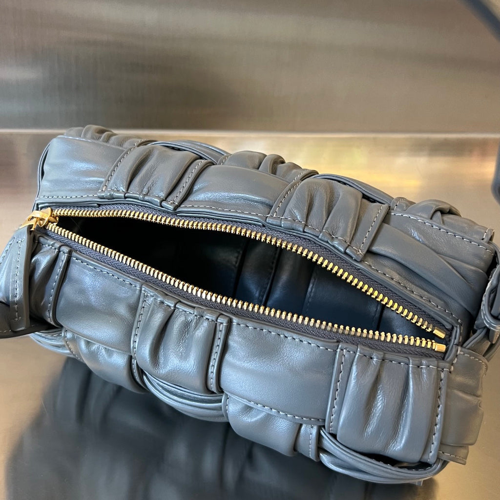 KLEINE ZIEGELKASSETTE 23 ZINKGRAU WEICHES LAMMLEDER