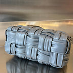 KLEINE ZIEGELKASSETTE 23 ZINKGRAU WEICHES LAMMLEDER