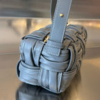 KLEINE ZIEGELKASSETTE 23 ZINKGRAU WEICHES LAMMLEDER