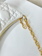 CD Lounge 26 Tasche aus weißem Lammleder