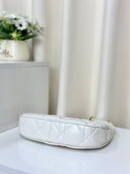 CD Lounge 26 Tasche aus weißem Lammleder