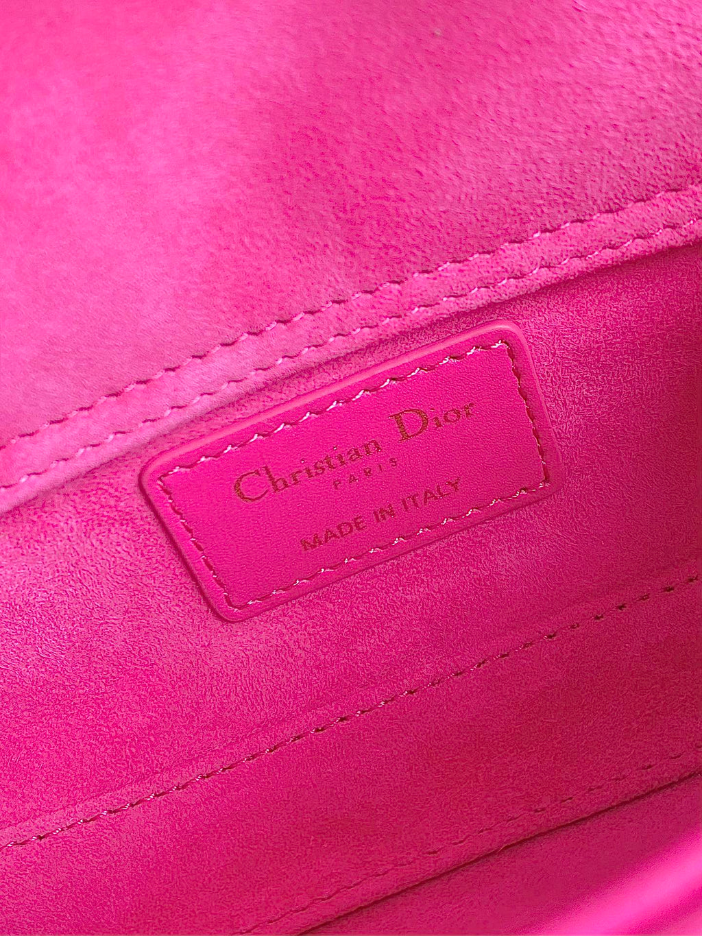 MINI D-JOY TASCHE 17 IN HOT PINK LAMMLEDER