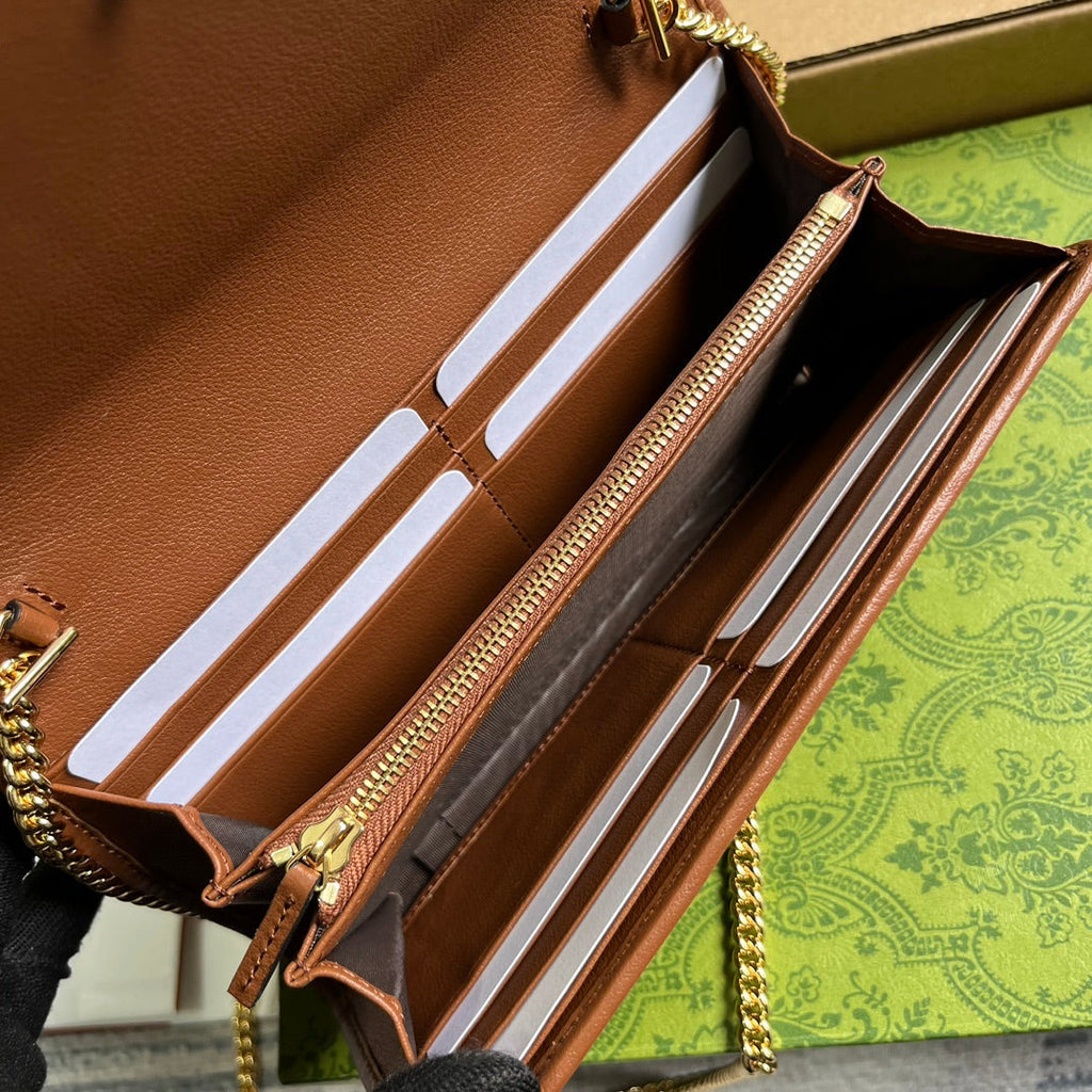 BLONDIE SCHULTERTASCHE 21 IN BRONZEBRAUN KALBSLEDER GOLDENE BESCHLÄGE