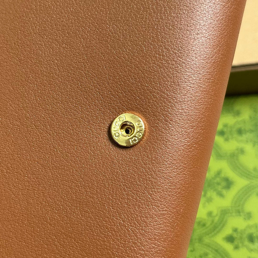 BLONDIE SCHULTERTASCHE 21 IN BRONZEBRAUN KALBSLEDER GOLDENE BESCHLÄGE