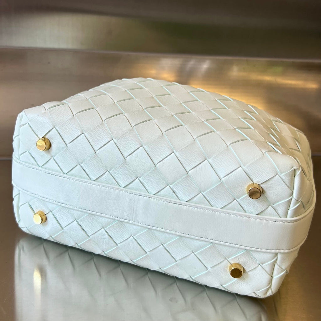 WALLACE 22 Tasche aus weißem Kalbsleder