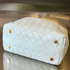 WALLACE 22 Tasche aus weißem Kalbsleder