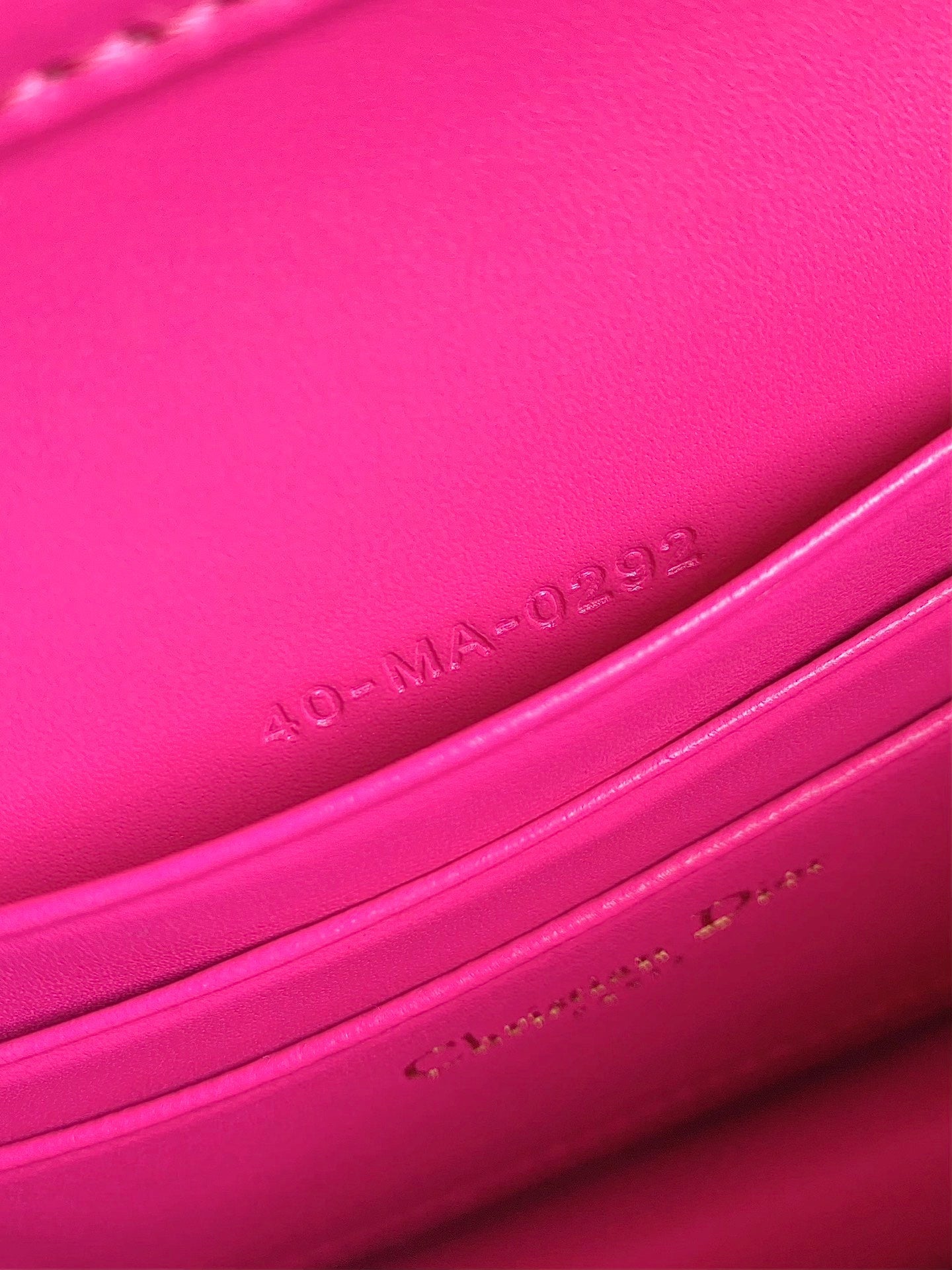 MICRO LADY 12 BAG IN HOT PINK LAMBSKIN