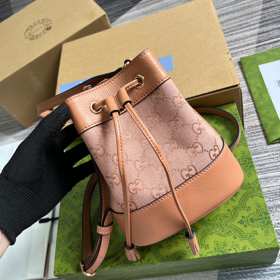 GG OPHIDIA MINI 19 BUCKET HELLPARAS CANVAS UND KALBSLEDER