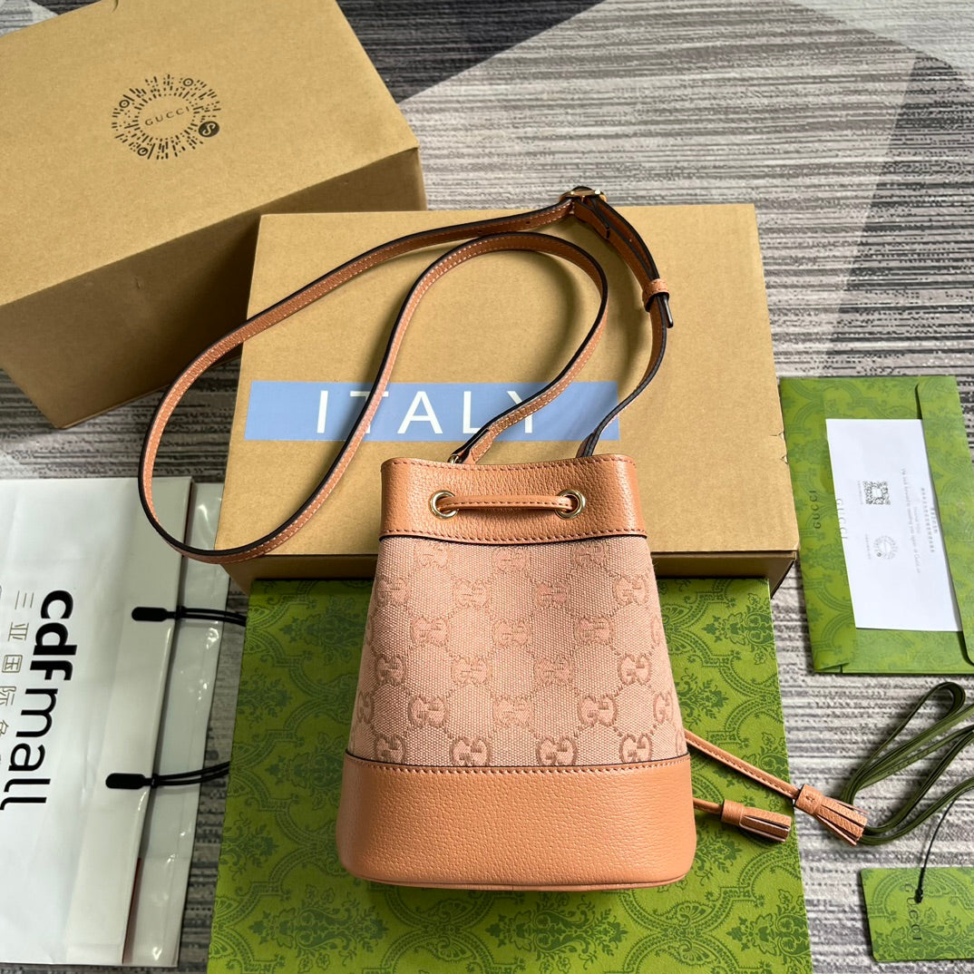 GG OPHIDIA MINI 19 BUCKET HELLPARAS CANVAS UND KALBSLEDER