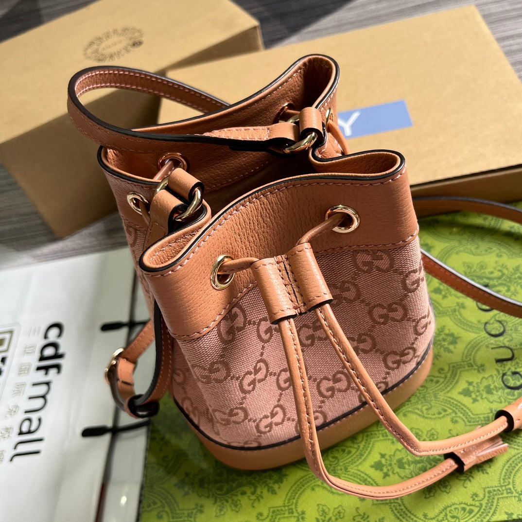 GG OPHIDIA MINI 19 BUCKET HELLPARAS CANVAS UND KALBSLEDER