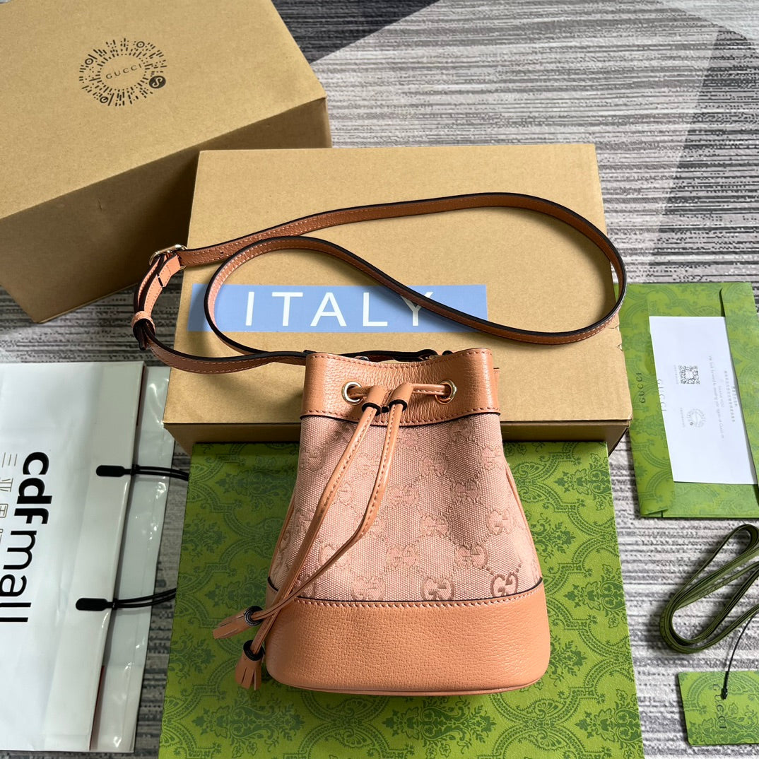 GG OPHIDIA MINI 19 BUCKET HELLPARAS CANVAS UND KALBSLEDER