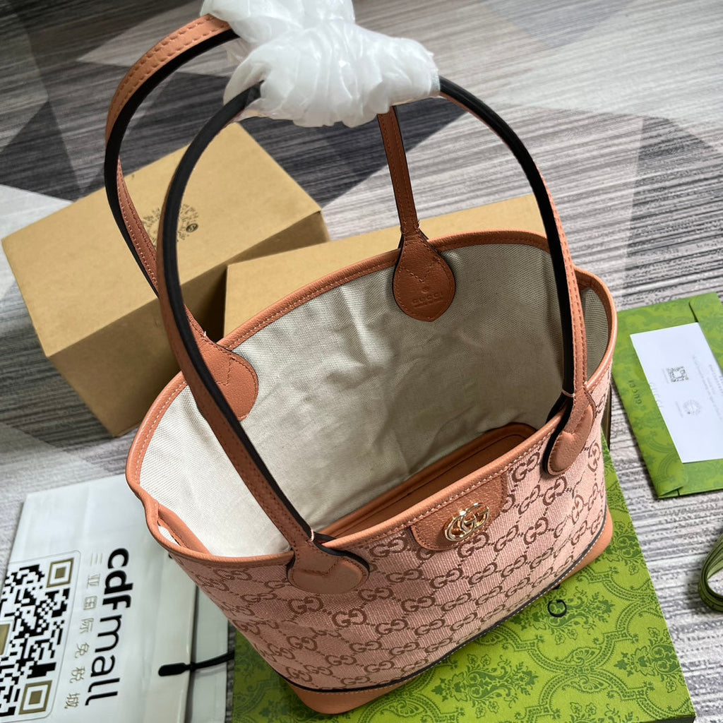 GG OPHIDIA KLEINE 25-TRAGETASCHE IN HELLROSA CANVAS