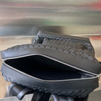 RUCKSACK 42 AUS SCHWARZEM KALBSLEDER